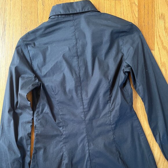 AG Adriano Goldschmied Womens Black Button Down Shirt XS - Picture 2 of 3